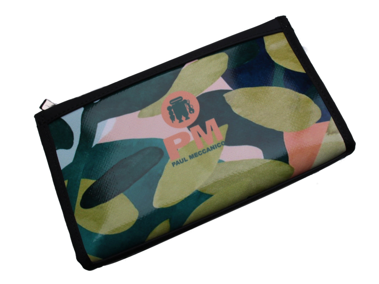 LARGE WOMEN'S WALLET "LEAVES". MODEL PIT MADE OF LORRY TARPAULIN. - Limited Edition Paul Meccanico