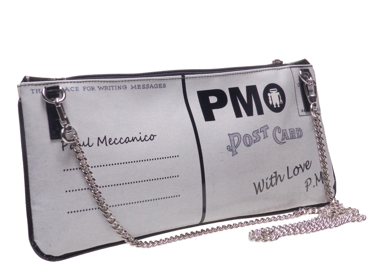 POCHETTE PAUL MECCANICO IN LORRY TARPAULIN. RIBELLA MODEL LAS VEGAS STYLE. - Unique Pieces Paul Meccanico