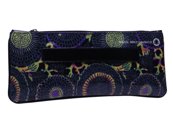 POCHETTE PAUL MECCANICO IN LORRY TARPAULIN. RIBELLA MODEL PSYCHEDELIC FANTASY. - Unique Pieces Paul Meccanico