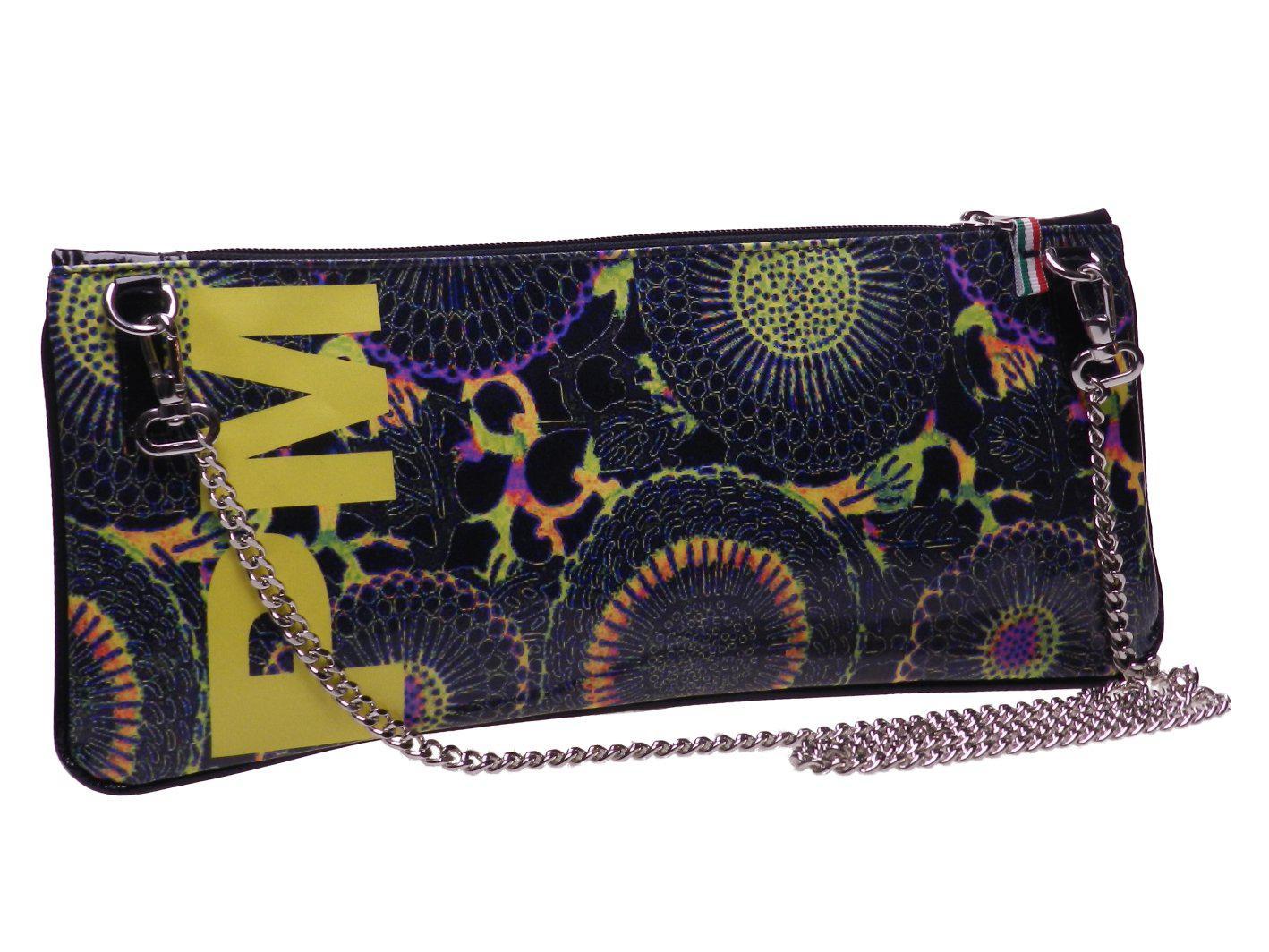 POCHETTE PAUL MECCANICO IN LORRY TARPAULIN. RIBELLA MODEL PSYCHEDELIC FANTASY. - Unique Pieces Paul Meccanico
