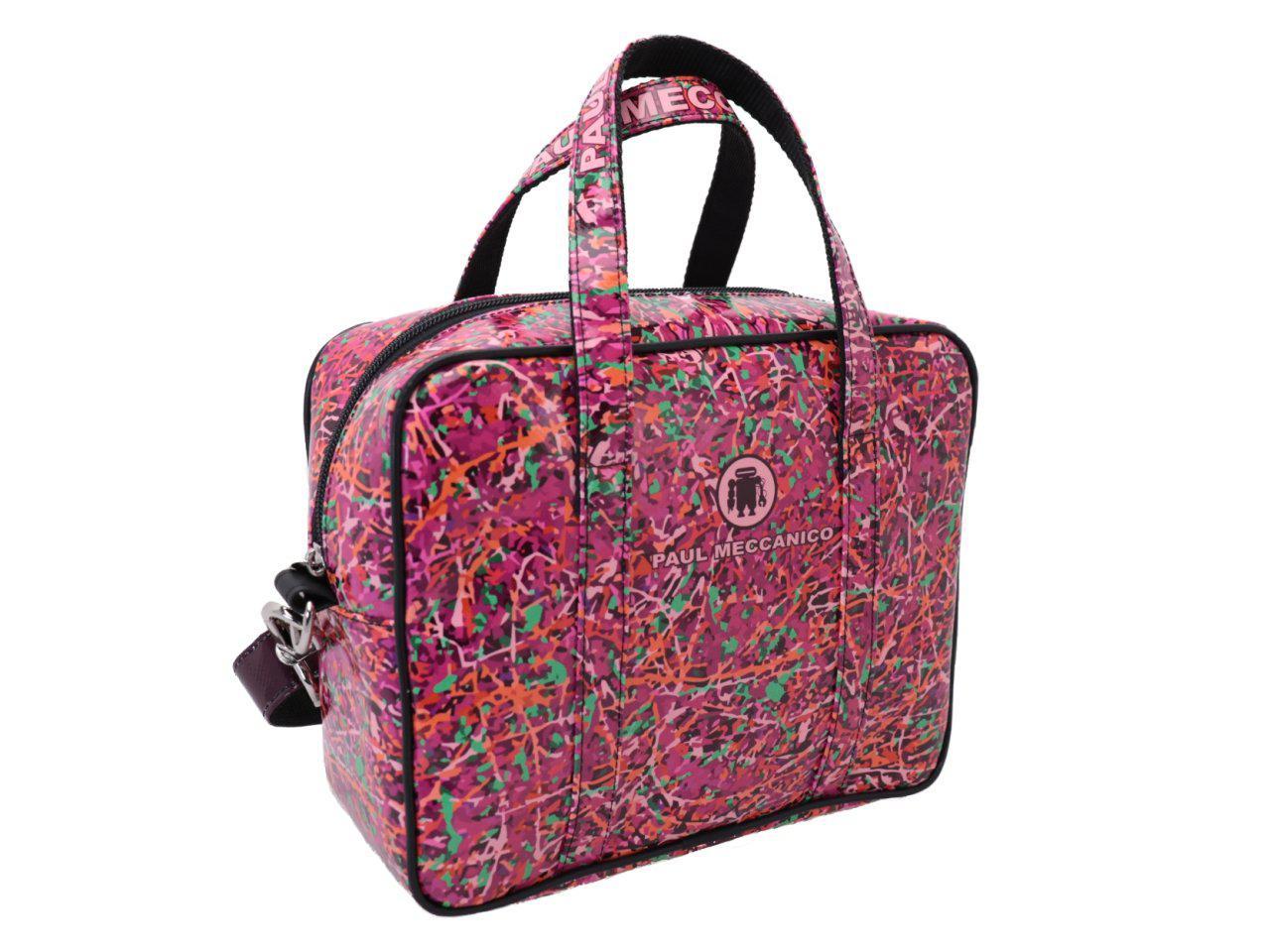 RECTANGULAR WOMAN'S BAG SPECIAL COLOURS FOR YOU. MODEL PINCA MADE OF LORRY TARPAULIN - Unique Pieces Paul Meccanico