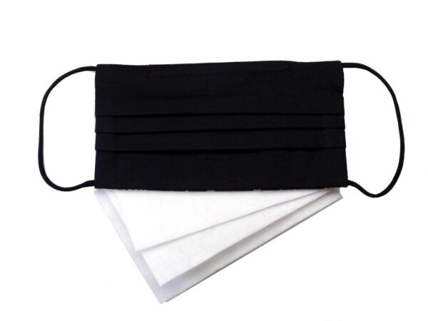 REUSABLE MASK BLACK AND GREY COLOURS WITH 3 FILTERS INCLUDED. - Paul Meccanico