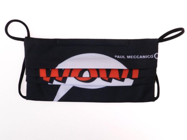 REUSABLE MASK BLACK COLOUR "WOW!" WITH 3 FILTERS INCLUDED. - Paul Meccanico
