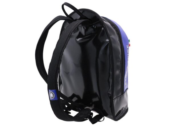 ROYAL AND BLACK BACKPACK PAUL MECCANICO. MODEL SUPER MADE OF LORRY TARPAULIN. - Limited Edition Paul Meccanico