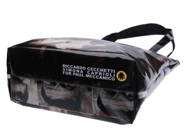 MAXI SHOPPER "DESIGNED BY RICCARDO CECCHETTI". MODEL SELZ MADE OF LORRY TARPAULIN. - Art Collection Paul Meccanico