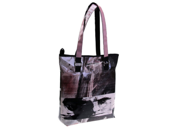 MAXI SHOPPER "DESIGNED BY RICCARDO CECCHETTI". MODEL SELZ MADE OF LORRY TARPAULIN. - Art Collection Paul Meccanico
