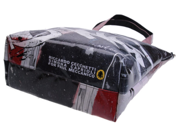 MAXI SHOPPER "DESIGNED BY RICCARDO CECCHETTI". MODEL SELZ MADE OF LORRY TARPAULIN. - Art Collection Paul Meccanico