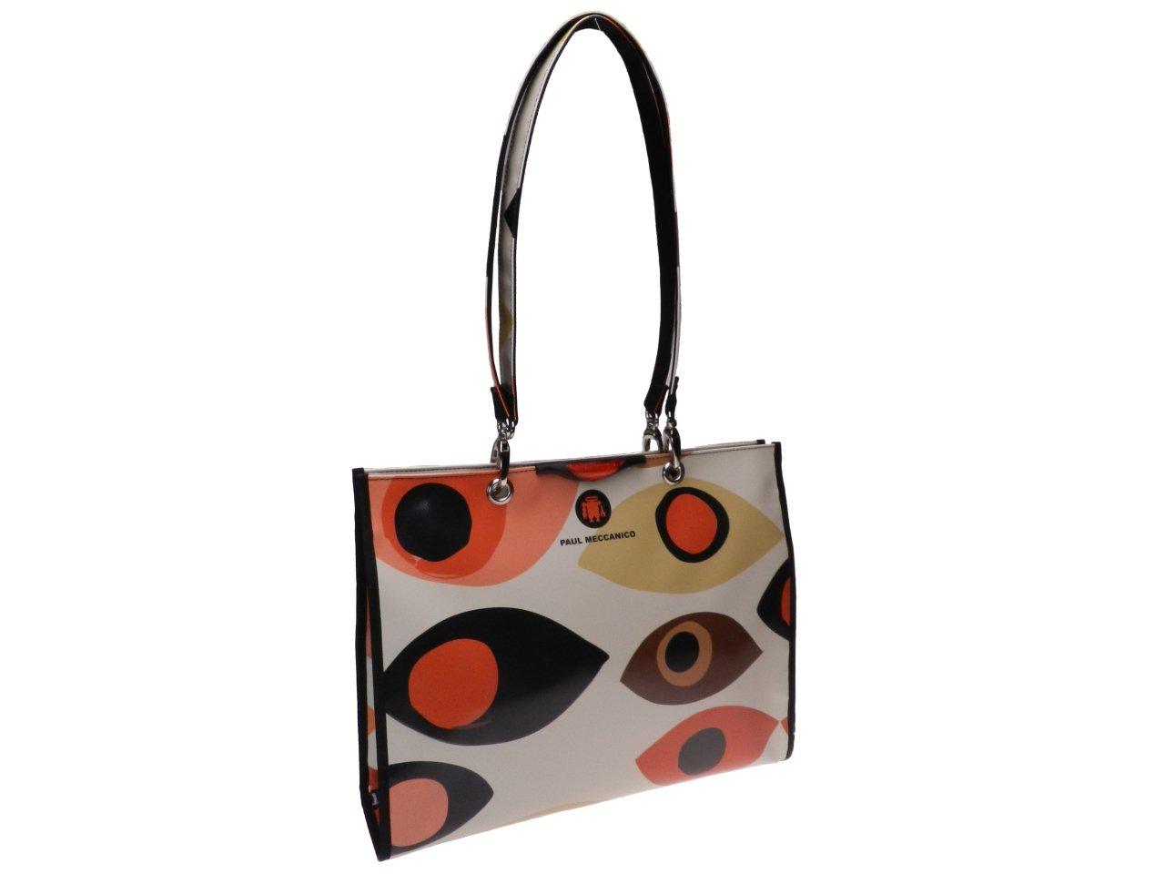 SHOPPER BAG BEIGE COLOUR. PEPE MODEL MADE OF LORRY TARPAULIN. - Unique Pieces Paul Meccanico