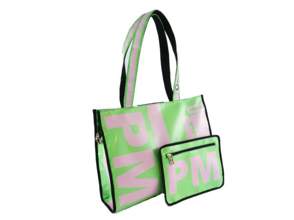 SHOPPER BAG PAUL MECCANICO. MODEL PEPE COLOUR GREEN. - Unique Pieces Paul Meccanico