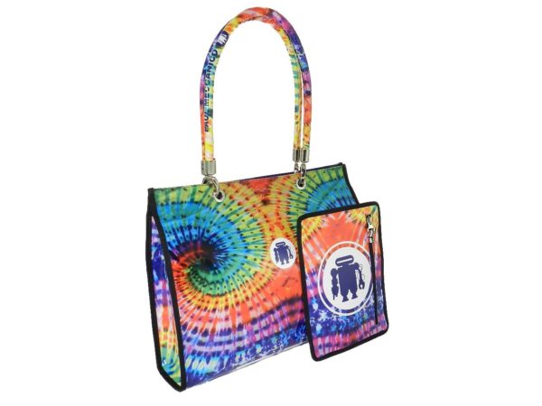 SHOPPER BAG PAUL MECCANICO. MODEL PEPE EVOLUTION MULTICOLOR TIE DYE FANTASY. - Unique Pieces Paul Meccanico