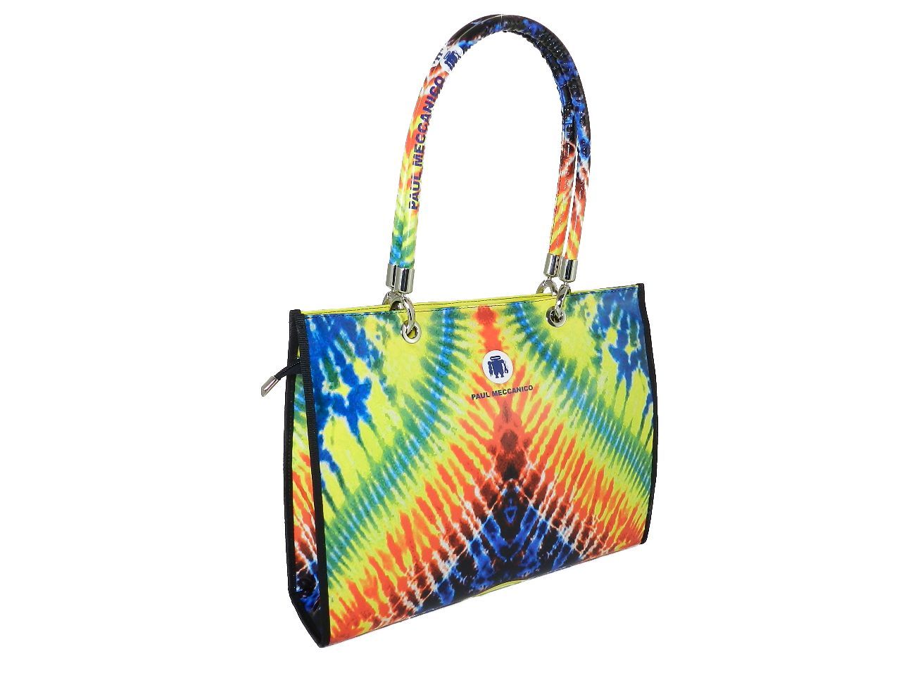 SHOPPER BAG PAUL MECCANICO. MODEL PEPE EVOLUTION MULTICOLOR TIE DYE FANTASY. - Unique Pieces Paul Meccanico