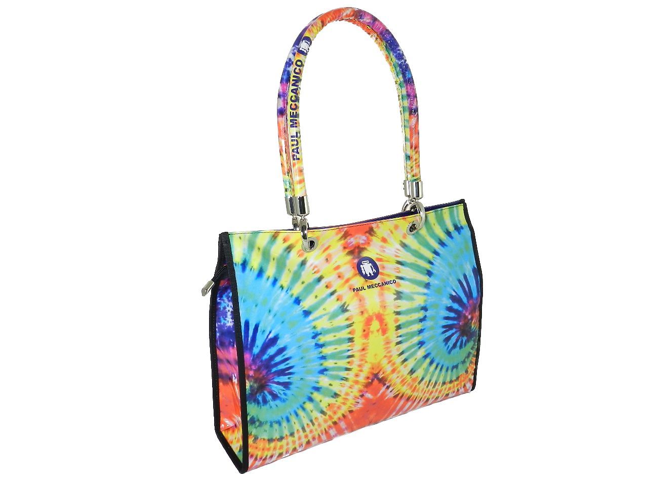 SHOPPER BAG PAUL MECCANICO. MODEL PEPE EVOLUTION MULTICOLOR TIE DYE FANTASY. - Unique Pieces Paul Meccanico