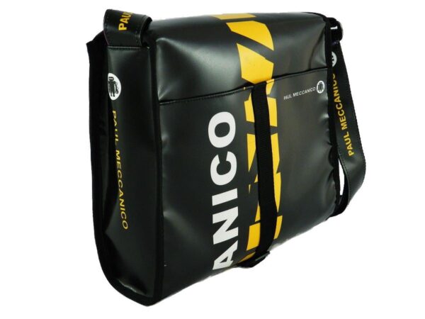 SHOULDER BAG PAUL MECCANICO. MODEL BREAK COLOUR BLACK. - Unique Pieces Paul Meccanico