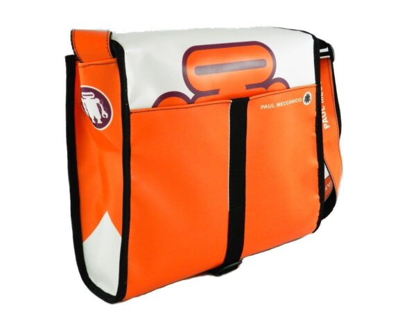SHOULDER BAG PAUL MECCANICO. MODEL BREAK COLOUR ORANGE. - Unique Pieces Paul Meccanico