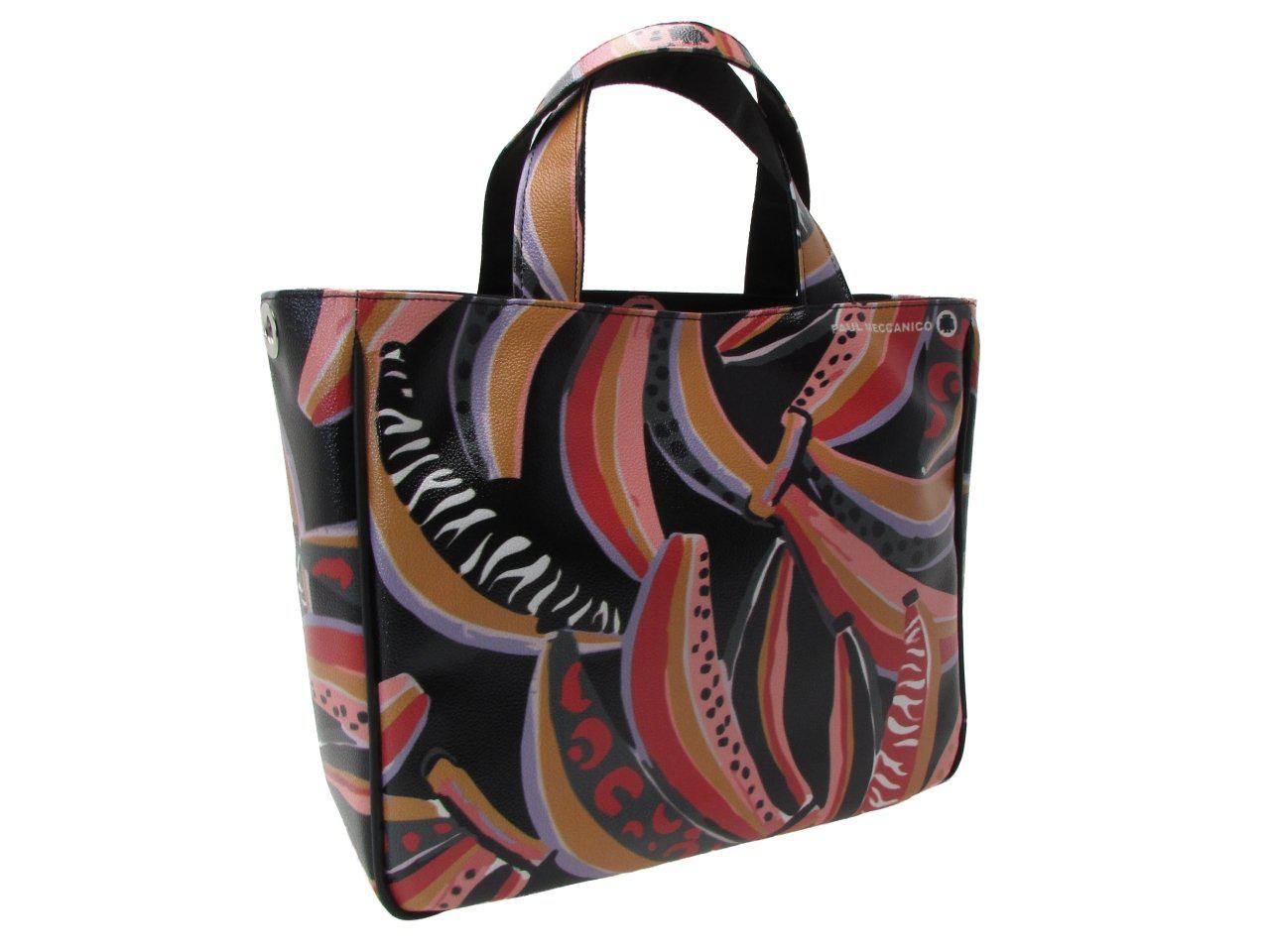 TOTE BAG AFRO FANTASY. GLAM MODEL MADE OF SOFT SYNTETHIC LEATHER. - Unique Pieces Paul Meccanico