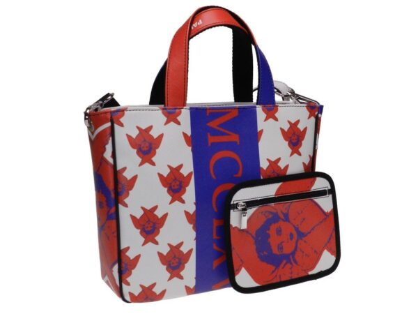 TOTE BAG DEDICATED TO SARNANO WITH "ANGELO DEL SERAFINO". GLAM MODEL MADE OF SOFT SYNTETHIC LEATHER. - Unique Pieces Paul Meccanico