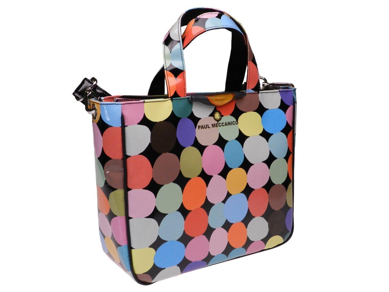 TOTE BAG FLORAL FANTASY. GLAM MODEL MADE OF LORRY TARPAULIN. - Unique Pieces Paul Meccanico