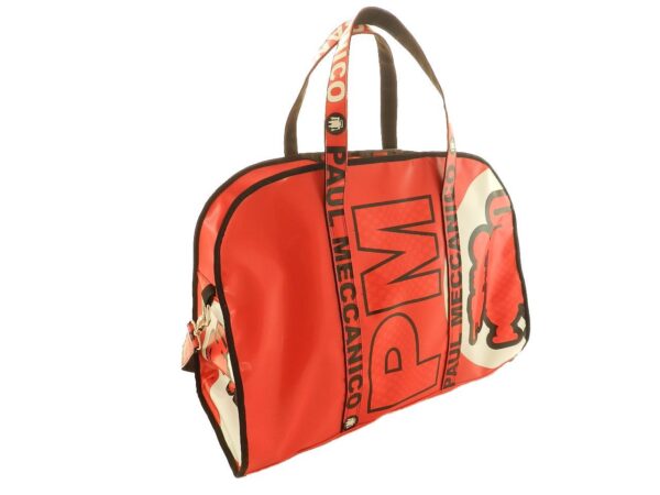 TRAVEL BAG OR SPORTS BAG PAUL MECCANICO. MODEL RAID COLOUR WONDERFUL RED. - Unique Pieces Paul Meccanico
