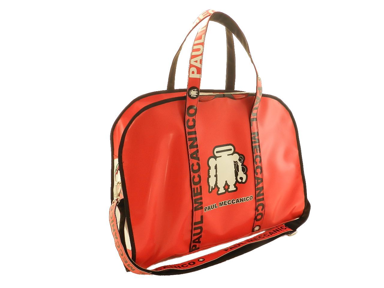 TRAVEL BAG OR SPORTS BAG PAUL MECCANICO. MODEL RAID COLOUR WONDERFUL RED. - Unique Pieces Paul Meccanico