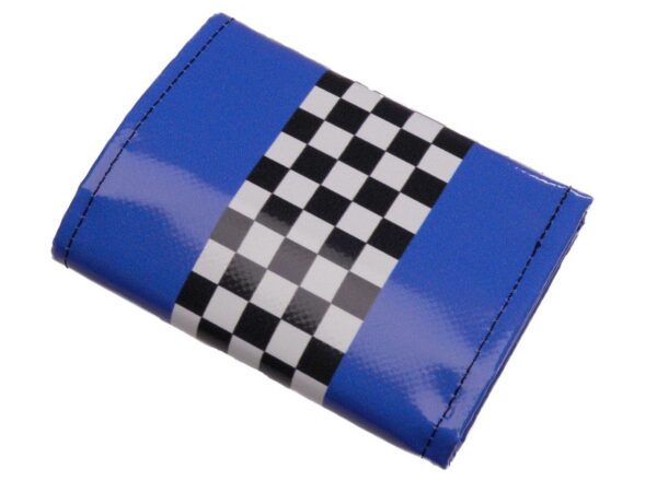 UNISEX WALLET LIGHT BLUE COLOUR. MODEL TREK MADE OF LORRY TARPAULIN. - Limited Edition Paul Meccanico