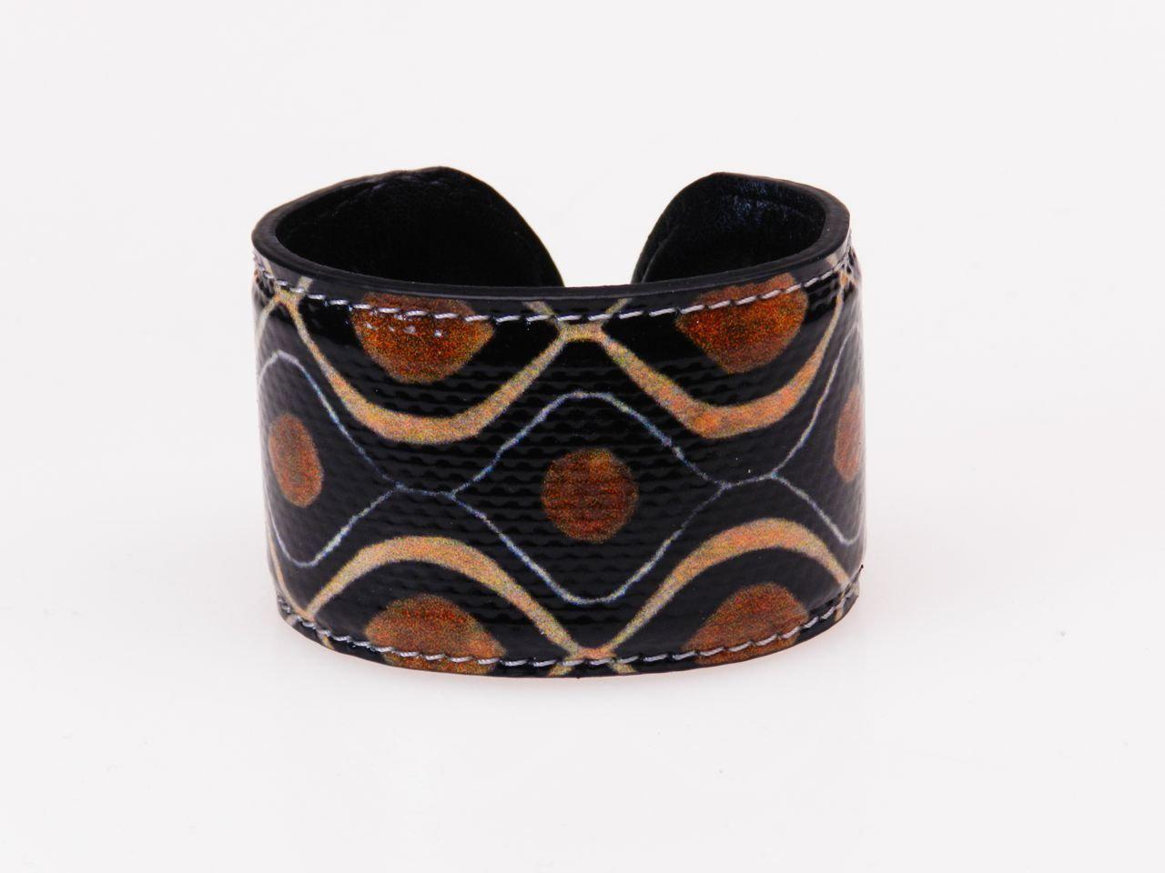 WOMAN BRACELET BLACK AND BROWN COLOUR ETHNIC FANTASY. - Paul Meccanico