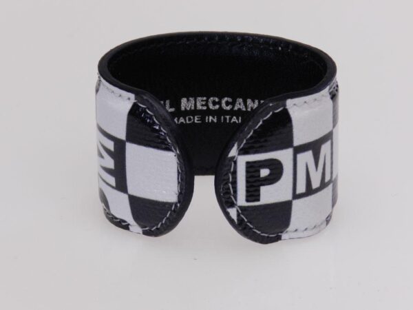 WOMAN BRACELET BLACK AND WHITE CHESS FANTASY. - Paul Meccanico