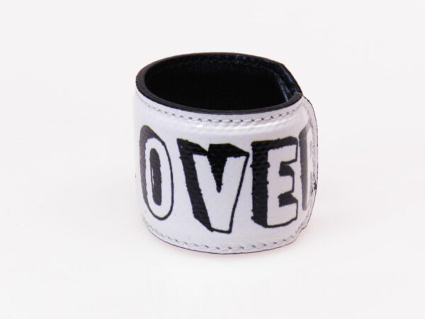 WOMAN BRACELET BLACK AND WHITE COLOURS "GAME OVER". - Paul Meccanico