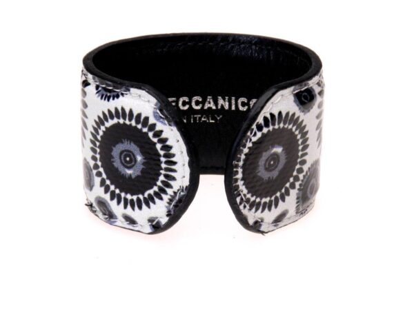 WOMAN BRACELET BLACK AND WHITE ETHNIC FANTASY. - Paul Meccanico