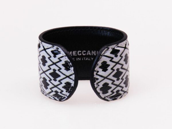 WOMAN BRACELET BLACK AND WHITE. - Limited Edition Paul Meccanico
