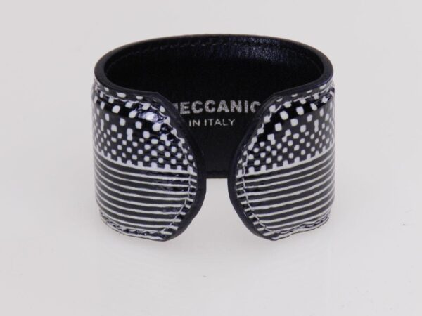 WOMAN BRACELET BLACK AND WHITE. - Paul Meccanico