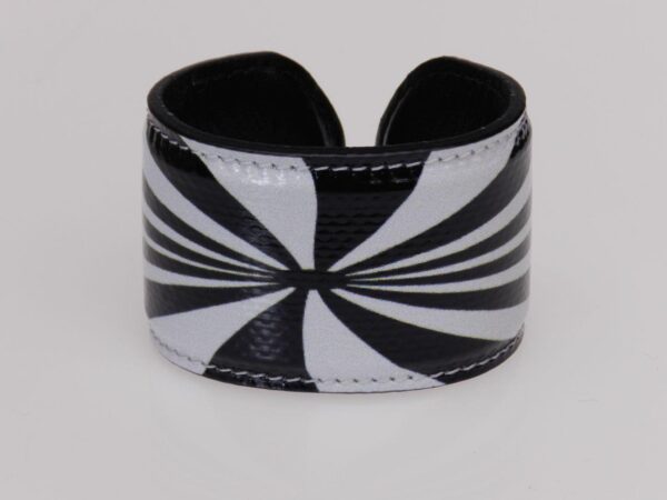 WOMAN BRACELET BLACK AND WHITE. - Paul Meccanico
