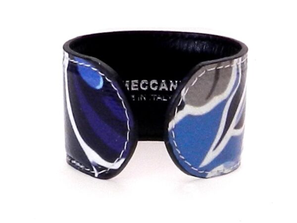 WOMAN BRACELET BLUE COLOUR FLORAL FANTASY. - Limited Edition Paul Meccanico
