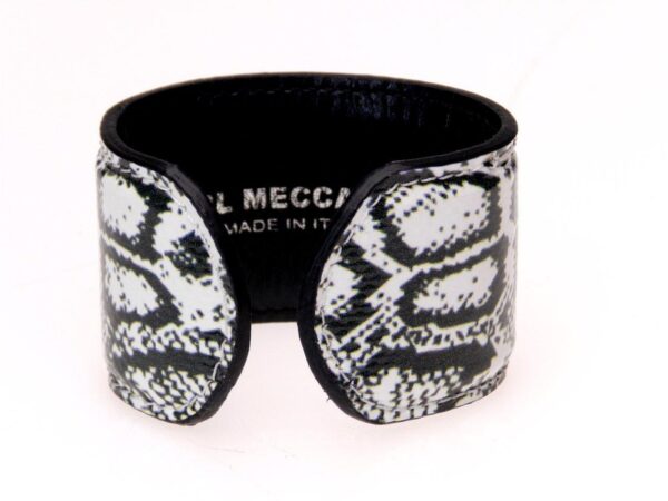 WOMAN BRACELET GREY AND WHITE COLOURS ANIMALIER FANTASY. - Paul Meccanico