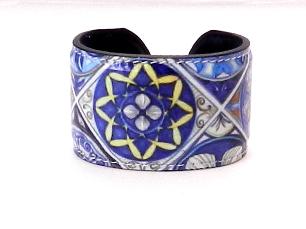 WOMAN BRACELET LIGHT BLUE COLOUR ETHNIC FANTASY. - Limited Edition Paul Meccanico