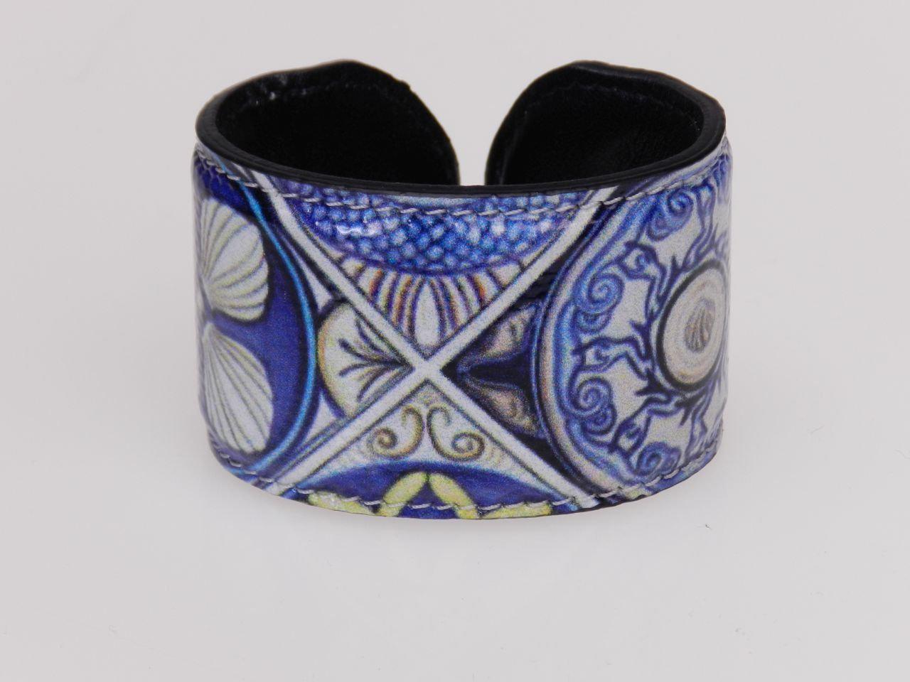 WOMAN BRACELET LIGHT BLUE COLOURS MAJOLICA FANTASY. - Paul Meccanico