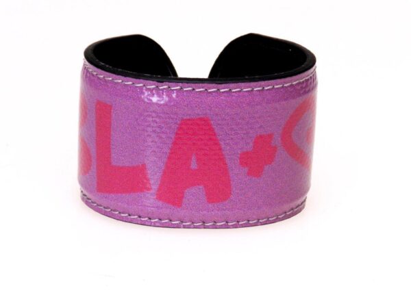 WOMAN BRACELET LILAC COLOUR "BLA + LOVE". - Limited Edition Paul Meccanico