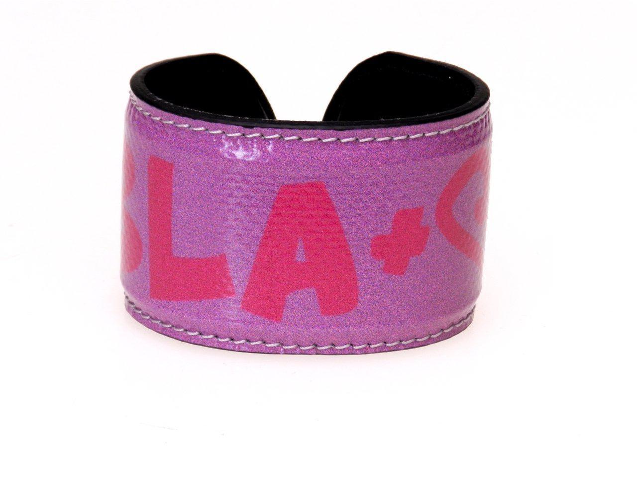 WOMAN BRACELET LILAC COLOUR "BLA + LOVE". - Limited Edition Paul Meccanico