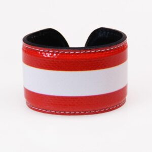 WOMAN BRACELET RED AND WHITE COLOURS. - Limited Edition Paul Meccanico