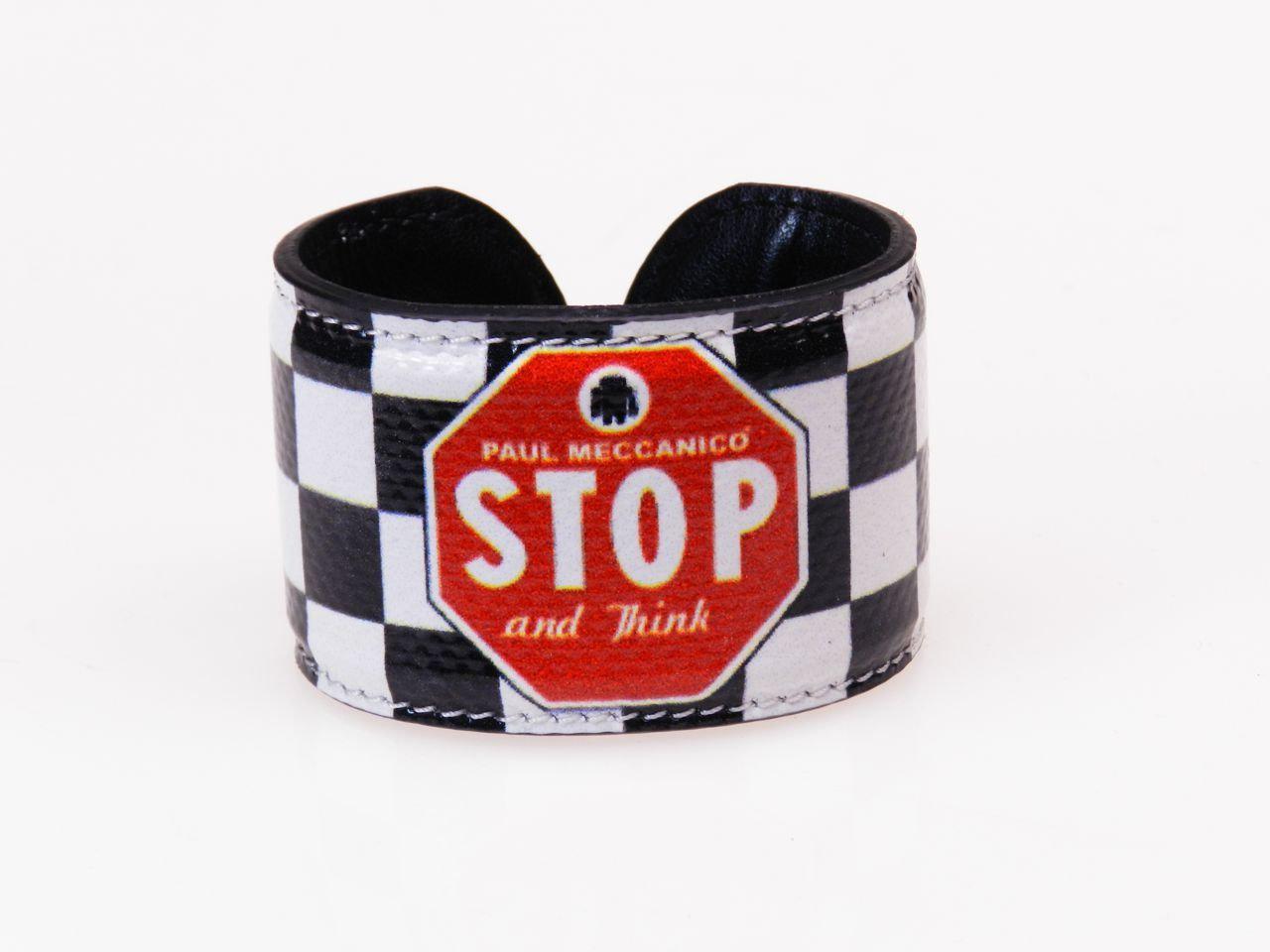 WOMAN BRACELET "STOP AND THINK" - Paul Meccanico