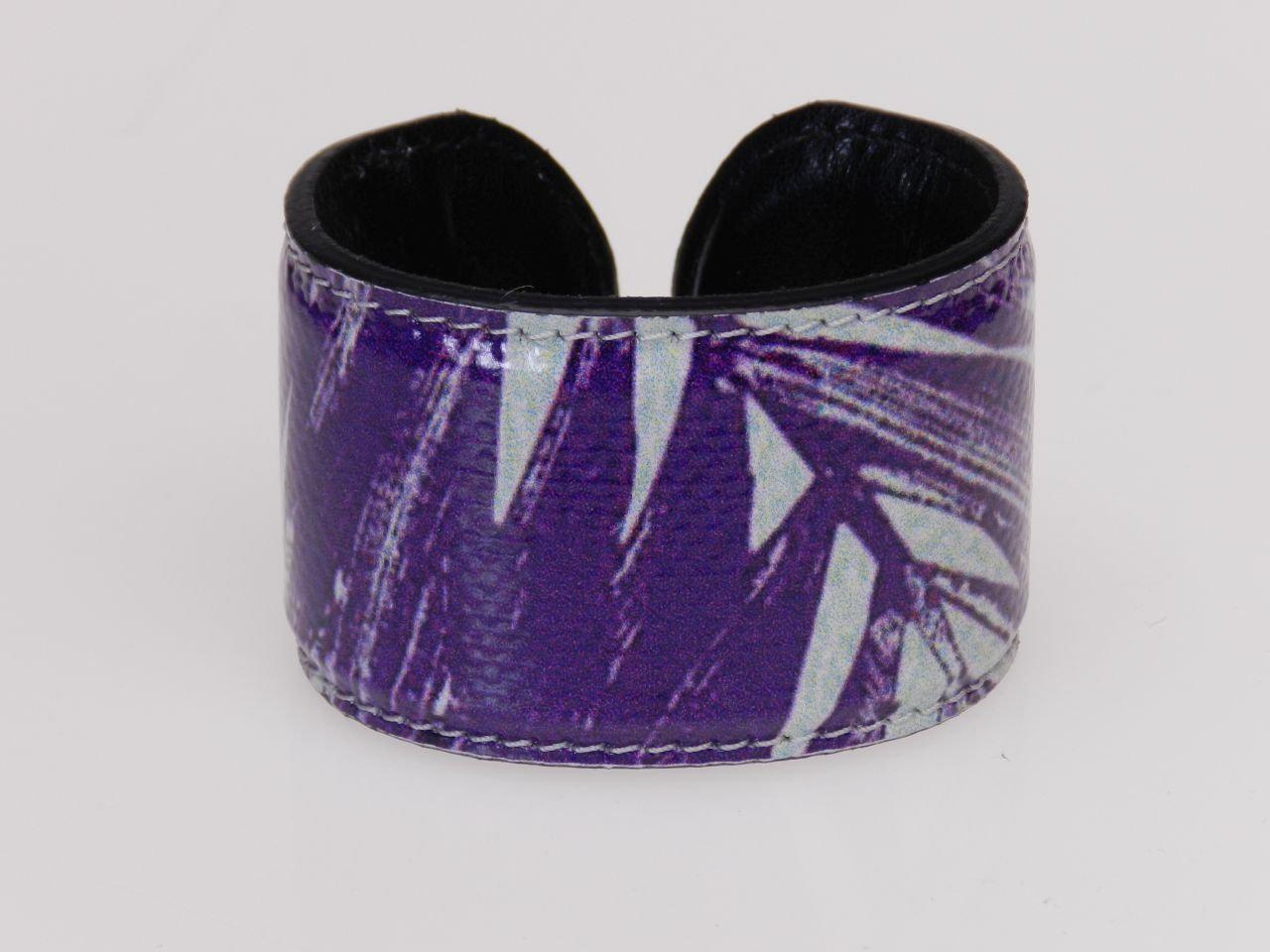 WOMAN BRACELET VIOLET COLOUR PALM FANTASY. - Paul Meccanico