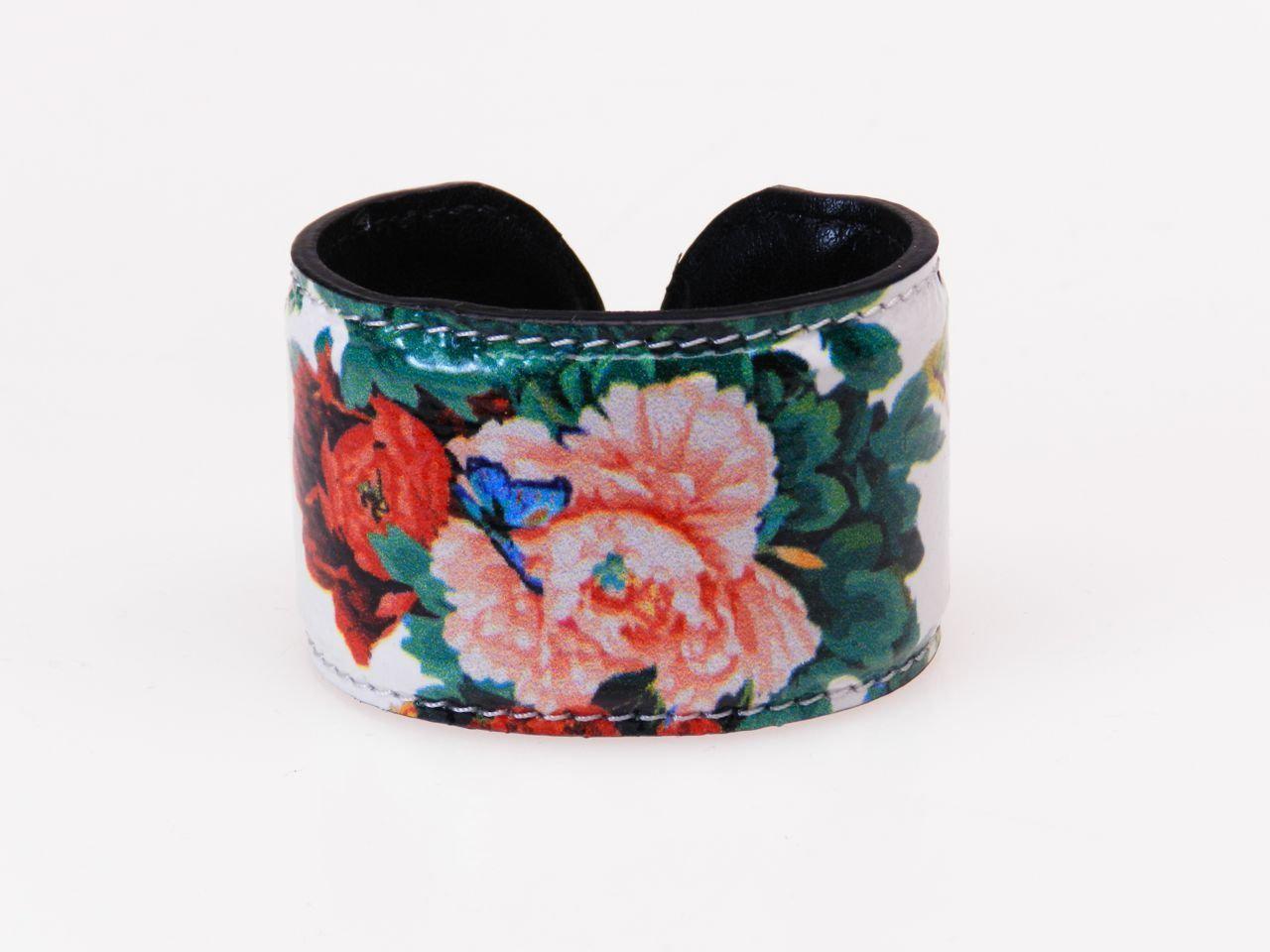 WOMAN BRACELET WHITE COLOUR FLORAL FANTASY. - Paul Meccanico