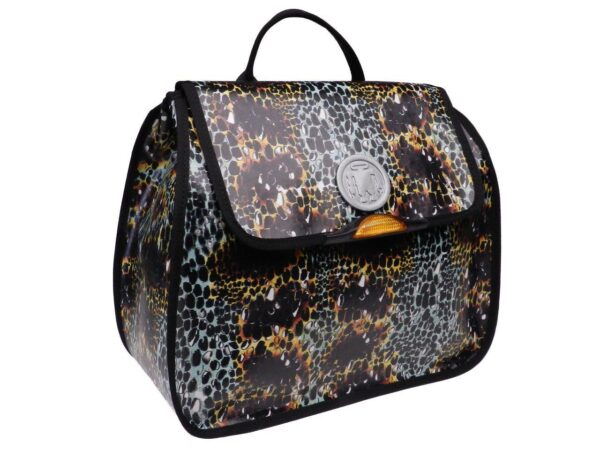 WOMAN'S BACKPACK ANIMALIER FANTASY. PULP MODEL MADE OF SOFT SYNTETHIC LEATHER. - Limited Edition Paul Meccanico