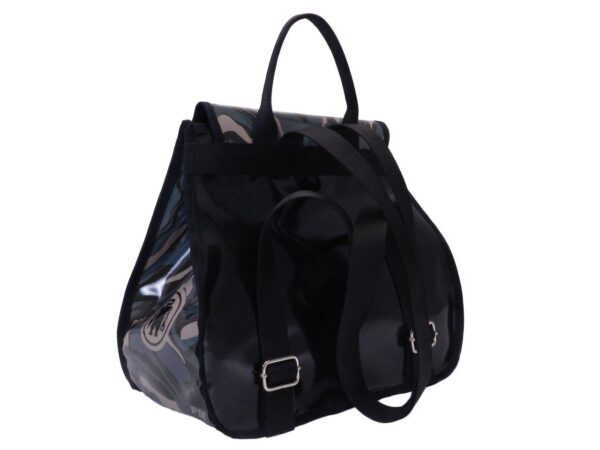 WOMAN'S BACKPACK CAMOUFLAGE FANTASY. PULP MODEL MADE OF LORRY TARPAULIN. - Limited Edition Paul Meccanico