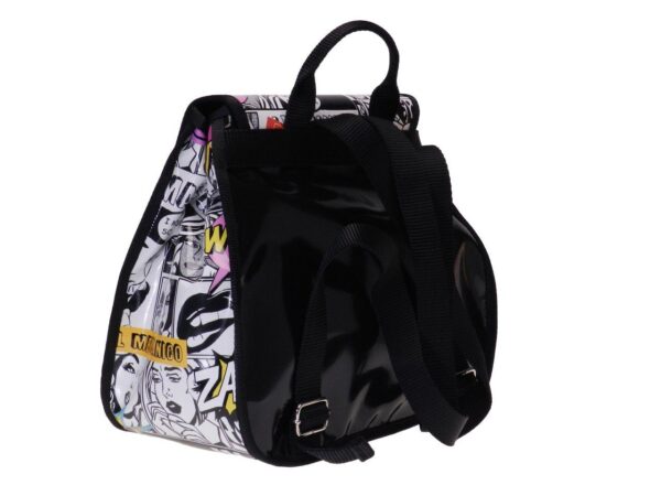 WOMAN'S BACKPACK CARTOON STYLE. PULP MODEL MADE OF LORRY TARPAULIN. - Limited Edition Paul Meccanico