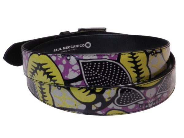 WOMAN'S BELT AFRO FANTASY MADE OF LORRY TARPAULIN - Unique Pieces Paul Meccanico