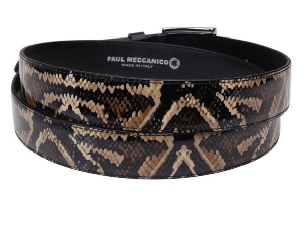 WOMAN'S BELT ANIMALIER FANTASY MADE OF LORRY TARPAULIN - Unique Pieces Paul Meccanico