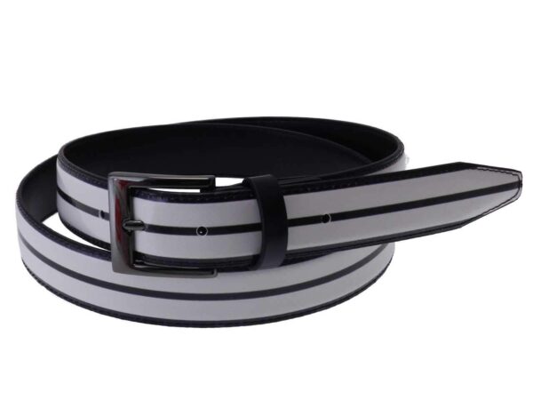 WOMAN'S BELT BLACK AND WHITE COLOURS. - Paul Meccanico