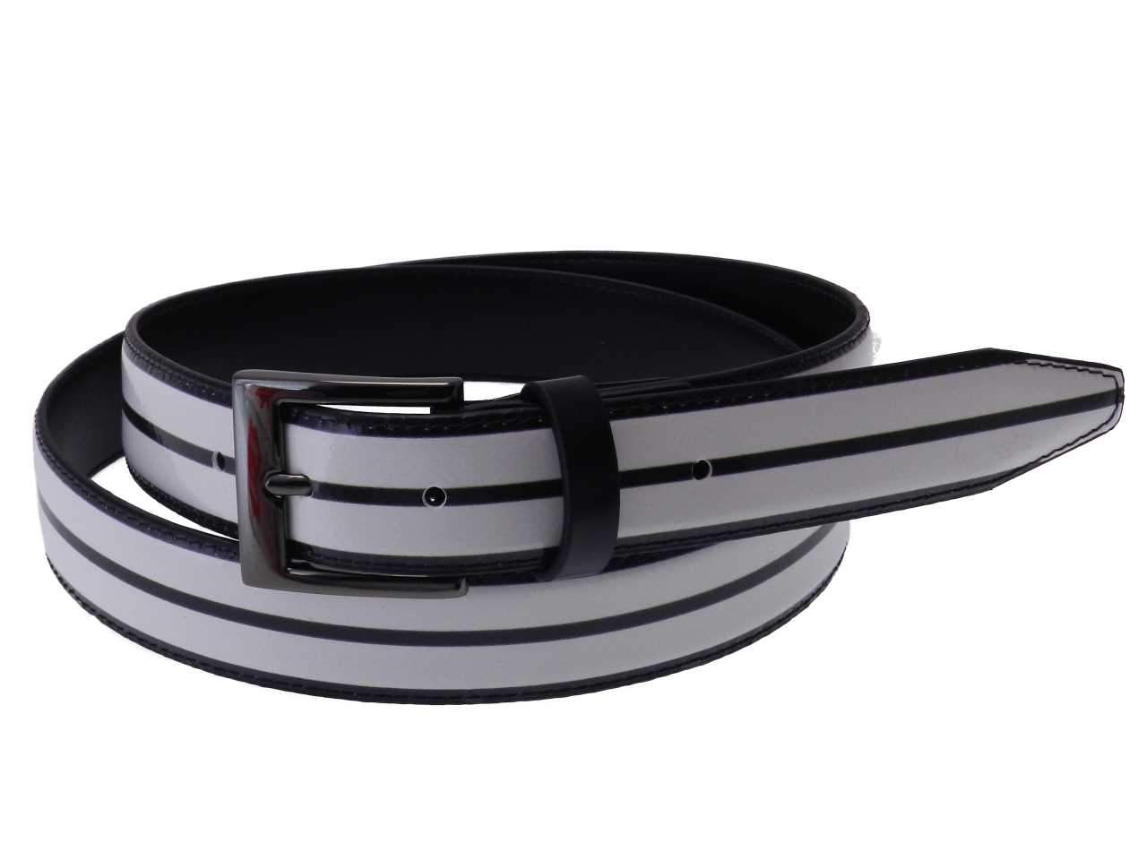 WOMAN'S BELT BLACK AND WHITE COLOURS. - Paul Meccanico