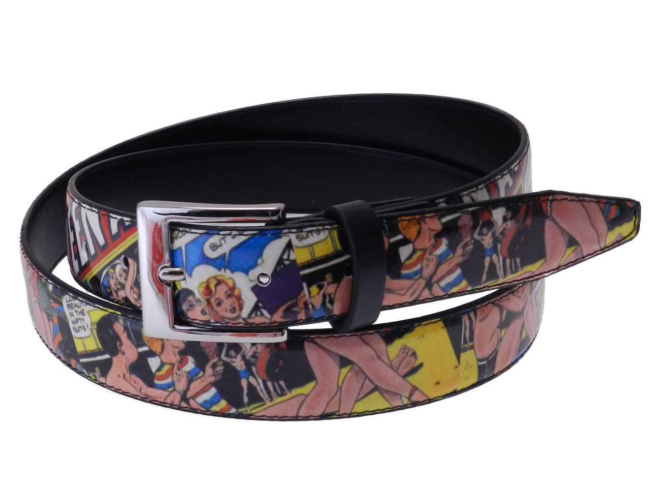WOMAN'S BELT CARTOON STYLE MADE OF LORRY TARPAULIN. - Paul Meccanico