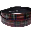 WOMAN'S BELT DARK RED COLOUR SCOTTISH STYLE MADE OF LORRY TARPAULIN - Paul Meccanico